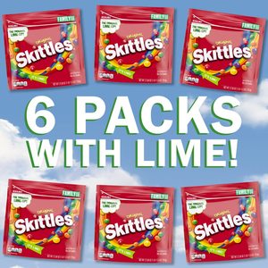 SKITTLES Original <b>Chewy</b> Candy Bulk Pack, Family Size Candy, 27.5 oz Bag (Pack of 6) - Product Image 3