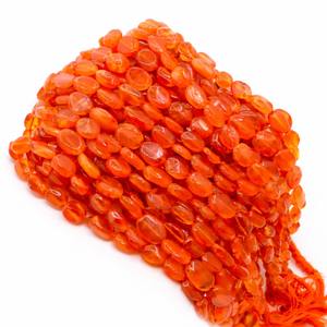 Wholesale Best Quality 8x5mm Oval Carnelian <b>Stone</b> <b>Beads</b> Orange Loose for DIY Jewelry Making Beadsnfashion SP-2106 - Product Image 3