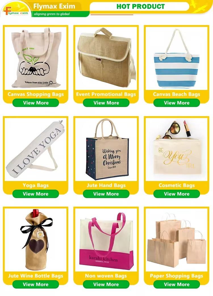 Eco-friendly Jute Hand Bags Portable Stylish Options