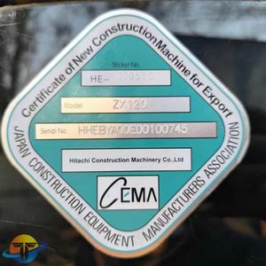 Excavadora de Orugas Hitachi ZX120 Original de Segunda Mano en Venta Directa de Fábrica - Product Image 5