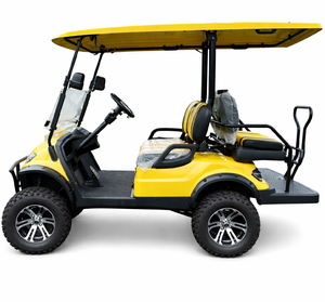 Voiturette de golf électrique commerciale avec retour gratuit en 30 jours, New-Icon 2x2, véhicule utilitaire 4 places au lithium pour hôtels et communautés, garantie - Product Image 1