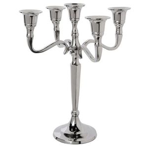 Candelabros de metal antiguos hechos a mano para comedor elegante y decoración de centro de mesa de boda de lujo - Product Image 3