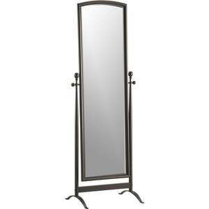 <b>Black</b> Standing Full Length Industrial Floor <b>Mirror</b> With Premium Modern Dressing Interior Accent - Product Image 2