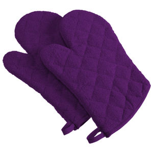 Ensemble de gants de four avec logo personnalisé très vendu gants de cuisine pour four gants de four en silicone avec protège-doigts et manique - Product Image 5