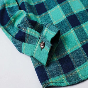 Chemise en flanelle pour homme de qualité supérieure, légère, prix de gros, entièrement personnalisée, anti-froissement, avec un design tendance - Product Image 6