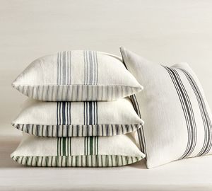 Indian Luxury Handmade Solid Stripped Lumbar 18*20 Inches <b>Cushion</b> Covers For Living Room Decoration At Best Wholesale Prices - Product Image 5