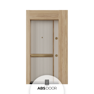 ABSDOOR ROSE Porte d'entrée élégante en acier, isolation thermique et acoustique, design réglable, pour appartement, villa, hôtel - Product Image 1