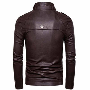 Veste en cuir pour homme de haute qualité, nouveau design, prix abordable, logo personnalisé, matériau en cuir 2025 - Product Image 5