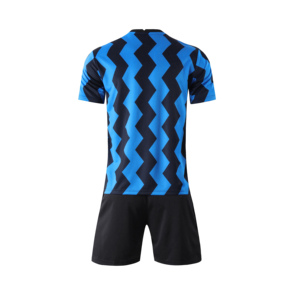 Tenue de football pour hommes personnalisable à séchage rapide, kit d'équipe sportive pour jeunes avec tissu sublimé, nom personnalisé, ensembles à séchage rapide - Product Image 2