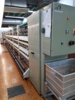 Machine à bobiner à double enroulement Menegatto 1500 Rotor, 192 broches, 32000 tr/min, puissance 15/25 kW, haute vitesse, bobine 140 mm, fabriquée en Italie
