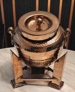 <b>Food</b> <b>Warmer</b> Round Roll Top Chafing Dish Stove Chafer Chaffing Dishes <b>Buffet</b> Catering Stainless Steel from India - Product Image 3