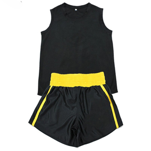 ชุดชกมวยมืออาชีพผ้าโพลีเอสเตอร์100% ชุดศิลปะการป้องกันตัวคุณภาพสูง - Product Image 3