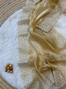 Disfrute de la belleza de la tradición con nuestro sofisticado bordado intrincado con nuestra colección de Saree Premium para mujeres - Product Image 4