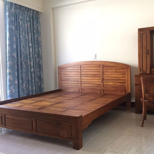 Cama de Madera Tallada a Mano con Estructura de Cama King Hecha a Mano de Primera Calidad, Base de Madera Maciza de Alta Calidad, Muebles de Dormitorio de Lujo - Product Image 1