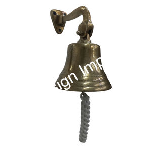 Campana Náutica de latón de Calidad exclusiva campanas de pared de lujo colgante estilo náutico Campana decorativa para decoración de boda - Product Image 4