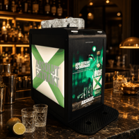 Machine à refroidir les spiritueux HJC, distributeur de boissons froides pour vodka, tequila, whisky, refroidisseur de bouteilles pour bar