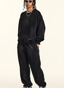 Survêtements personnalisés en tissu technique French Terry, ensembles unisexes, streetwear pour hommes, survêtement vintage délavé à l'acide, Process Impex - Product Image 4