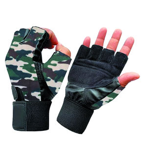 Fitness musculation gants d'entraînement en cuir véritable gants d'haltérophilie entraînement de gymnastique exercice de haute qualité - Product Image 5