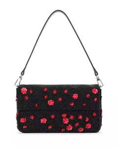 Bolsa de monedas personalizable ligera bordada con cuentas de semillas hechas a mano detalladas con correa de transporte - Product Image 2