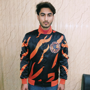 College Embroidery Polyester Bulk Wholesale Custom <b>Men's</b> Winter Breathable Eco-Friendly Puff Printed Varsity <b>Baseball</b> <b>Jacket</b> - Product Image 2