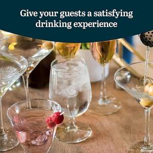 Copas de cóctel tipo globo grandes, sopladas a mano, estilo <span class=keywords><strong>vintage</strong></span>, con tallo grueso, capacidad de 10 oz - Product Image 3