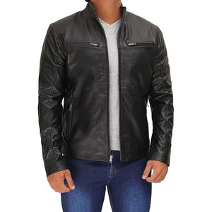 Veste en cuir d'agneau véritable pour homme de haute qualité, vestes en cuir pour homme, veste en cuir du Pakistan pour homme - Product Image 3