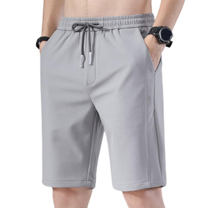 Pantalones cortos deportivos de verano para hombre 2025 Spandex/poliéster patrón sólido transpirable estampado personalizado Casual - Product Image 5