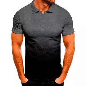Chemise en jersey à manches courtes pour homme, imprimé, poche sur le devant, logo, séchage rapide, col contrasté, été, décontracté, streetwear, haut tendance - Product Image 6