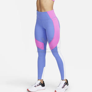 Mallas deportivas de alta calidad para mujer, estampado de cintura alta personalizado, tejido de punto transpirable elástico, estilo informal, venta en línea - Product Image 3