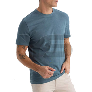 Camiseta Casual de Manga Corta para Hombre, Corte Regular, Precio al por Mayor, Tela de Algodón Transpirable de Alta Calidad, Logotipo Personalizado Impreso - Product Image 3