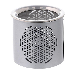 Diseño exclusivo de hierro de Metal Vintage más vendido en pieza atractiva Quemador Bakhoor Quemador de incienso de fragancia Oud negro y plata - Product Image 6