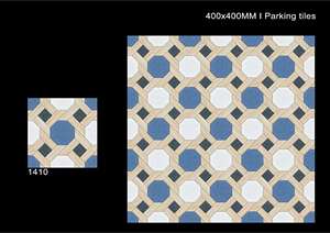 Carreaux de sol en porcelaine pour extérieur, très résistants, 400x400 mm, finition mate antidérapante, pour les zones ouvertes de stationnement - Product Image 1