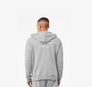 OEM Mens Hoodies Cotton <b>Material</b> Fleece Fabric Long Sleeves Winter Warm Hoodies for Casual Wear and Gym Workout on Cheap Prices - Product Image 6