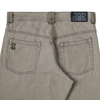 Pantalones Vaqueros Anchos Personalizados de Estilo Vintage, 100% Algodón, Teñidos con Tinte Ligero, Lavado Láser, Bordados
