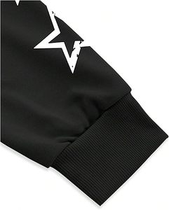 Ensemble de survêtement évasé personnalisé OEM imprimé pour homme – Pantalon de survêtement évasé et sweat à capuche deux pièces vierges - Product Image 5