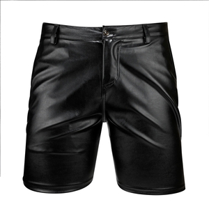 Vente en gros de shorts en cuir pour hommes de haute qualité et de qualité supérieure Meilleur fabricant OEM design professionnel shorts tendance avec logo personnalisé OEM - Product Image 1