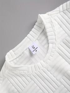 ชุดเสื้อเชิ้ตและกางเกงขาสั้นสำหรับผู้ชาย, ชุดลำลองและเสื้อเชิ้ตผ้าฝ้ายลำลองและกางเกงขาสั้นสำหรับใส่ในฤดูร้อน - Product Image 4