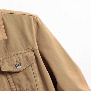 Chaqueta vaquera para hombre de nuevo estilo con tarifa asequible, gran oferta, logotipo personalizado, ropa para exteriores, chaqueta vaquera de manga completa de tendencia superior para hombre - Product Image 5