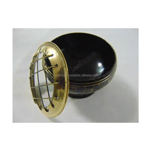 Quemador de incienso de carbón negro con forma de cuenco antiguo de alta calidad de proveedor indio disponible a bajo precio - Product Image 3