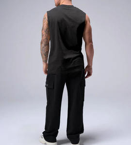 Débardeur de musculation pour homme, respirant, en maille, avec logo personnalisé, pour la salle de sport, le fitness, l'entraînement, la course à pied - Product Image 3