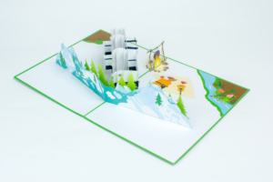 การ์ดขนส่งเกรดขั้นสูงการ์ดของขวัญงานหัตถกรรมทำมือ3D ป๊อปอัพ - Product Image 5