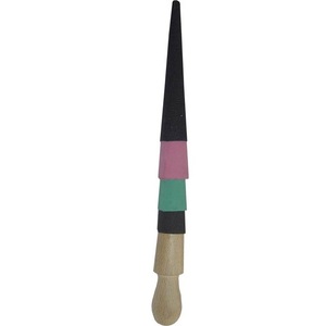 Los granos surtidos de concha de esmeril con cono de madera ayudan a lograr una superficie lisa y pulida en piezas de joyería de metal - Product Image 2