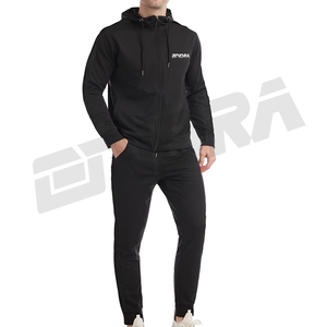 ชุดวอร์มฤดูหนาวสำหรับผู้ชายและเด็กผู้ชายชุดวิ่งขนแกะแบบลำลองมีฮู้ดและกางเกงมีซิปอบอุ่น - Product Image 1