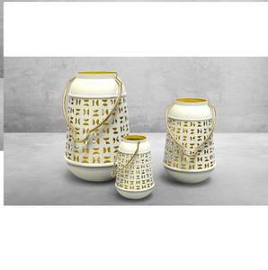 Porte-bougie hurricane en acier inoxydable poli miroir, découpé au laser, artisanal, moderne, pour la décoration de la maison. - Product Image 3