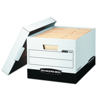 Boîtes de rangement d'archive en carton de grande capacité, boîte de rangement de fichiers robuste de bonne qualité