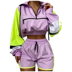 Ensemble survêtement coupe-vent imperméable pour homme avec logo personnalisé, veste et pantalon réfléchissants, streetwear, vêtements techniques, OEM en gros - Product Image 1