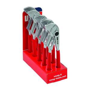 Expositor de mostrador USAG con 5 alicates, modelo 174 CX, juego de herramientas duradero y versátil - Product Image 1