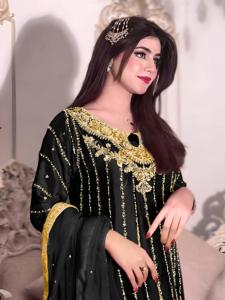 Élégant Salwar Kameez pakistanais avec broderie lourde et Dupatta pour mariage et fête au meilleur prix - Product Image 3