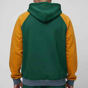 เสื้อฮู้ดดี้ผู้ชายไซส์ใหญ่ ผ้าฟลีซคอตตอน 100% สำหรับฤดูหนาว สีพื้น ปักโลโก้ได้ตามสั่ง สไตล์ฮิปฮอป ทรงโอเวอร์ไซส์ ขายดี - Product Image 2