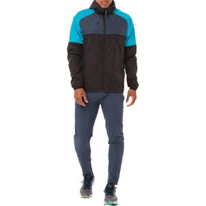 Grande demande Logo Personnalisé Unisexe Nylon Léger Respirant Motif Solide Coupe-Vent Veste Zippée Jogging Ensemble pour l'hiver - Product Image 1